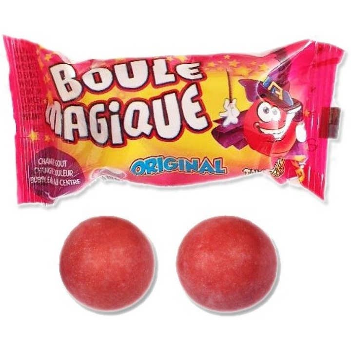 123bonbon – wholesale Tuggummi – Magiska bollar - röd fruktsmak
