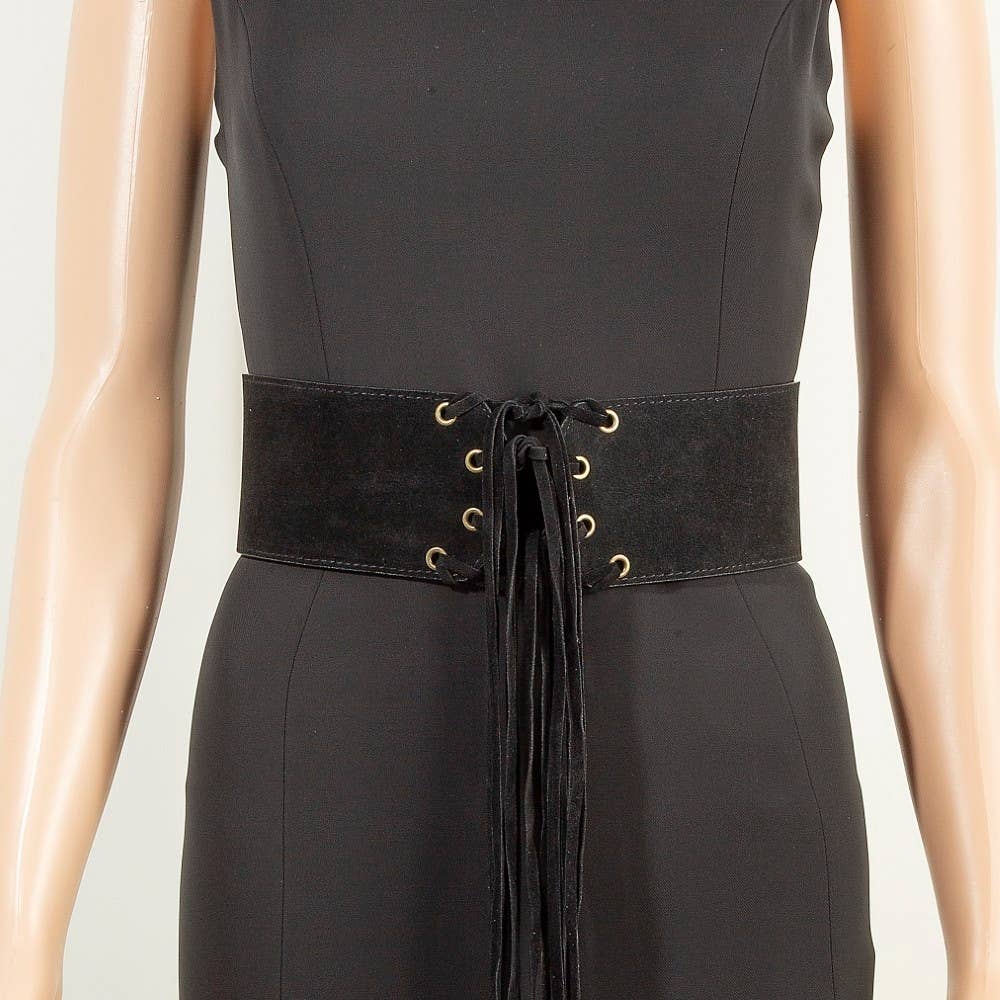 Collections by Fame Accessories - Wholesale Belt - Women's -  Multi Strap Waist Vegan Leather Belt5