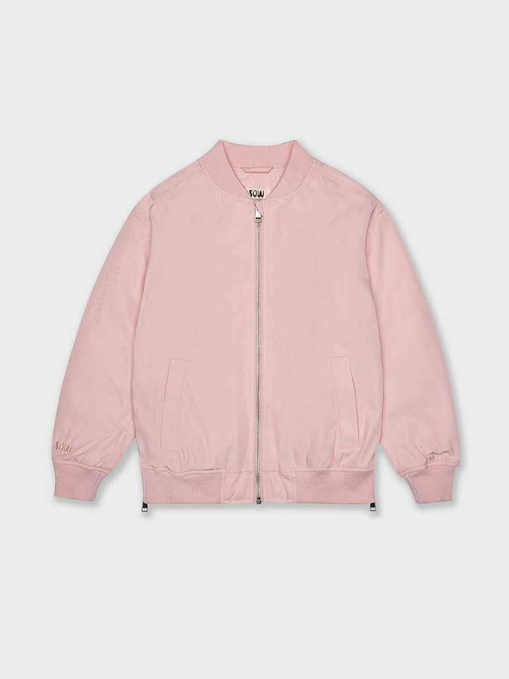 CAZADORA BOMBER CON CREMALLERAS LATERALES para venta al por mayor de SOW Kids