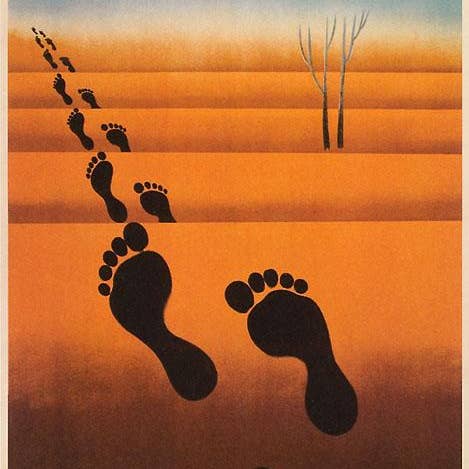 Art Print TR-274 Air India Travel Poster for wholesale by Found Image Press