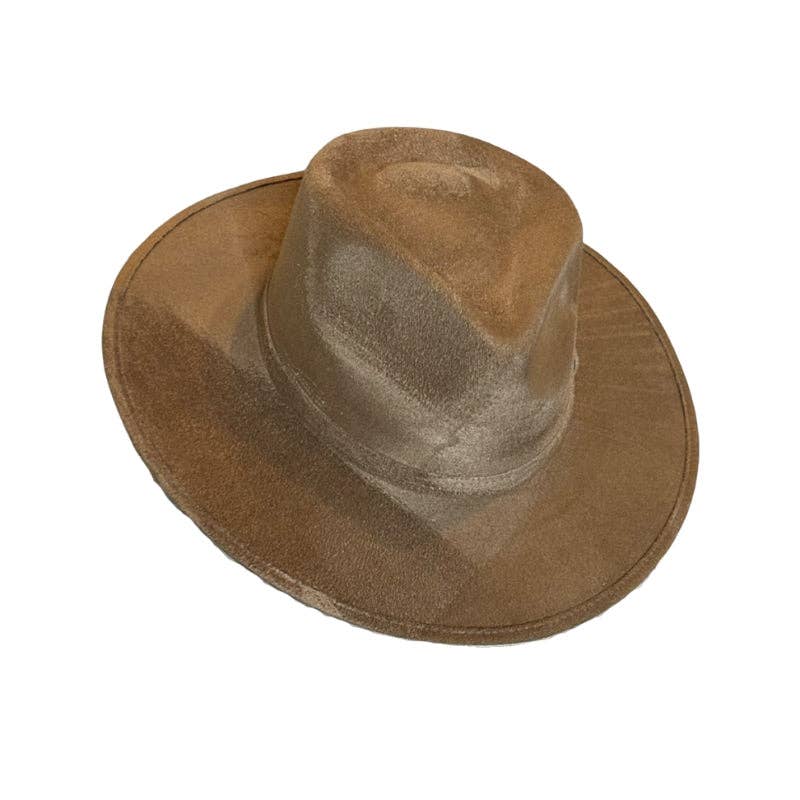Nati Natash - Wholesale Fedora - Women's - Tear Drop Vegan Suede Rancher Flat Brim13
