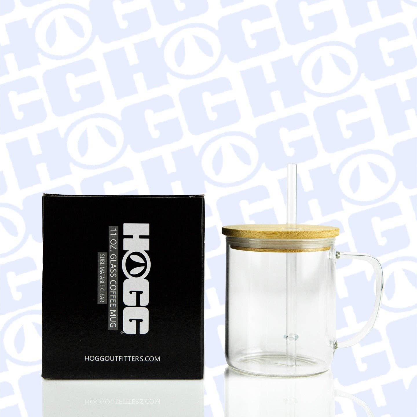 Hogg Outfitters - Wholesale Coffee mug - 11OZ SUBLIMATION GLASS COFFEE MUG1