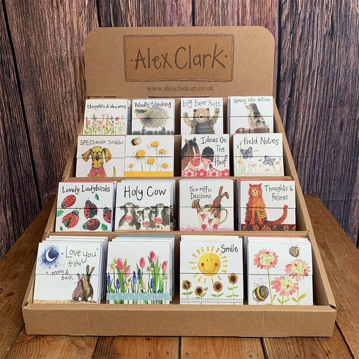 Paquete de pantalla de mini bloc de notas magnético para venta al por mayor de Alex Clark Art