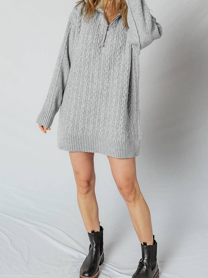 High rise Sofia Ribbed Trim Loose Sweater for wholesale on Faire5