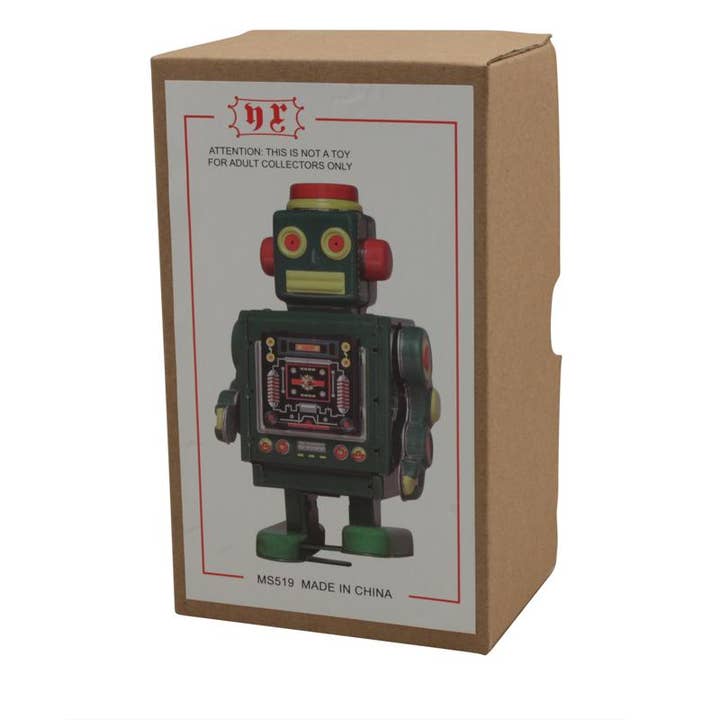 Tribal Trade GmbH - Wholesale Decorative Figurine - Robot green robot green tin robot3