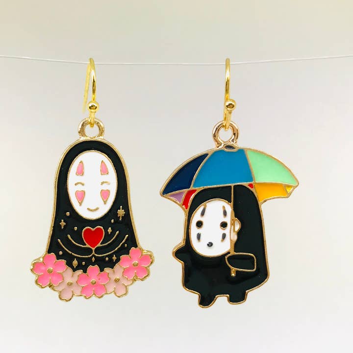SimpleNGreat – Großhandel Ohrhänger – Faceless Prince Anime Ohrringe3