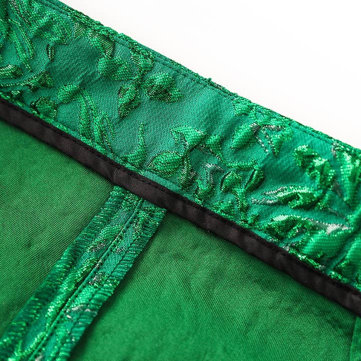 Green SET059 Luxury Jacquard Suit Set for wholesale on Faire12