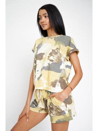 Mystree - Wholesale T-Shirt - Women's - 19132 Camo Print Top13