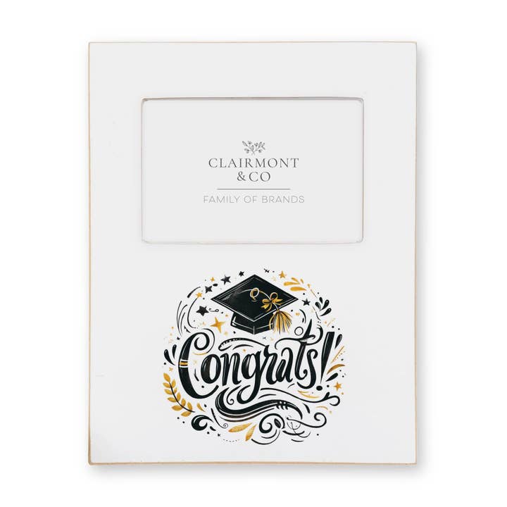 Graduation Congrats, Senior Photo Frame for wholesale by Clairmont & Co