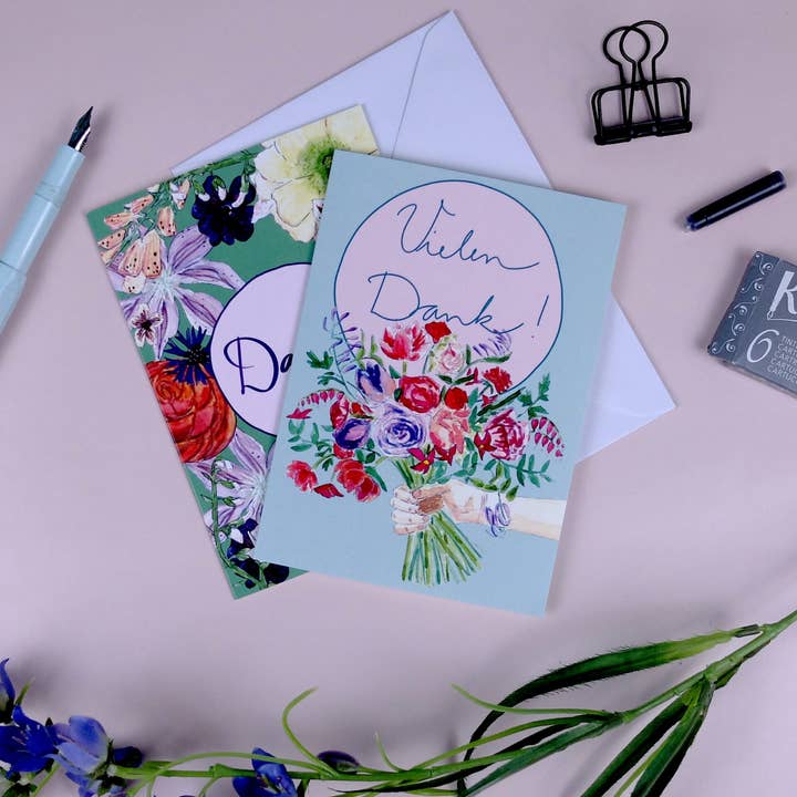 Wonder Of Today - Wholesale Bedanktkaartje - Wenskaart Bedankt Bloemen