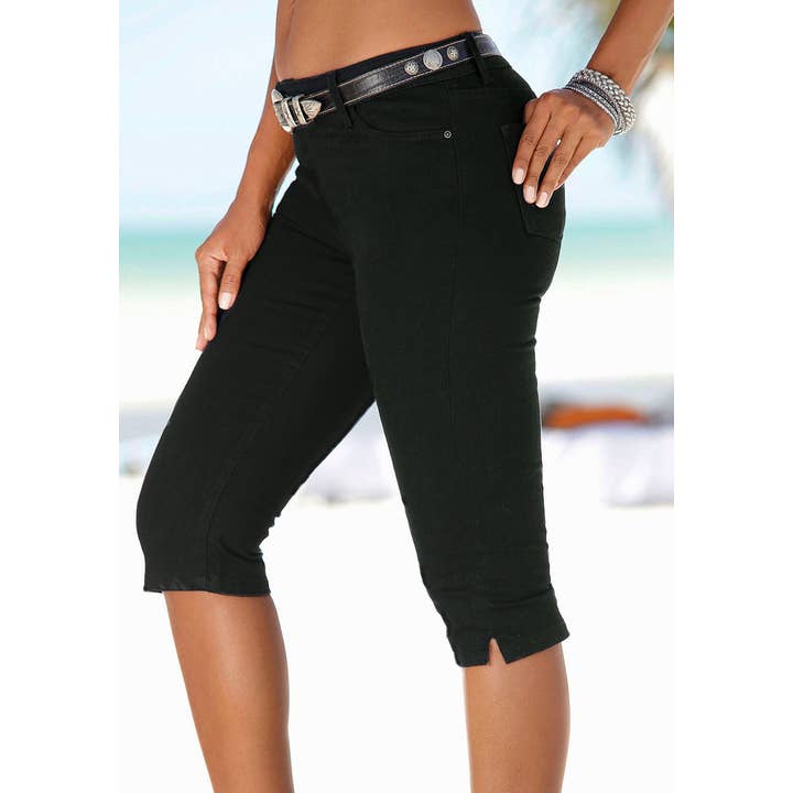 LASCANA Women's Button Fly Capri Pants for wholesale by Lascana