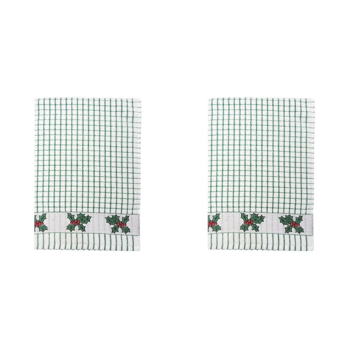 Dublin Gift Company – wholesale Tea towel – Poli Dri Jacquard Holly Tea Towel0