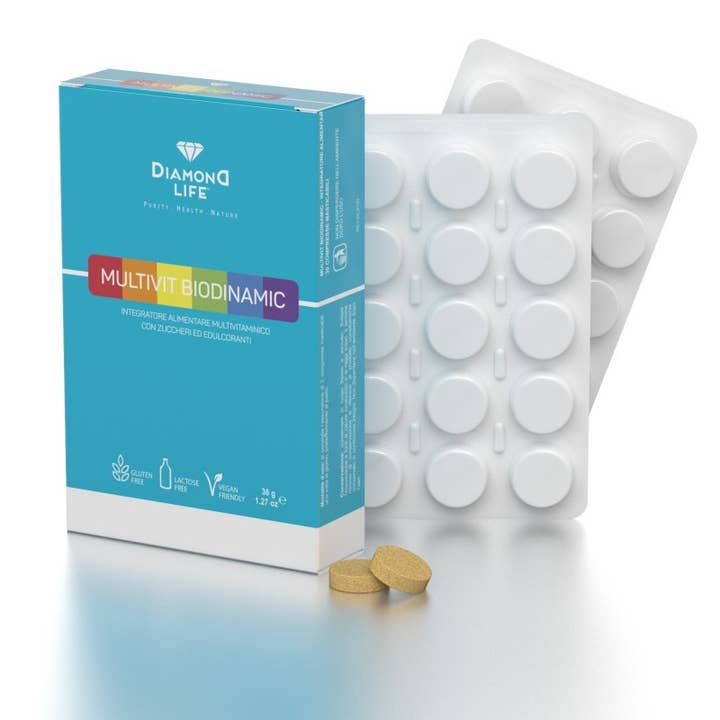 Diamond Life – Großhandel Nahrungsergänzungsmittel/Vitamin zum Einnehmen – Multivit Biodynamic: natürliches Multivitaminpräparat