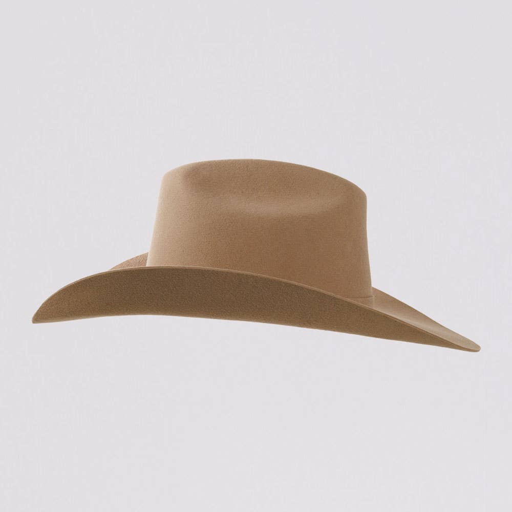 American Hat Makers - Wholesale Cowboy Hat - Unisex - 100% Wool Felt Western Cowboy Hat - Style Cattleman75