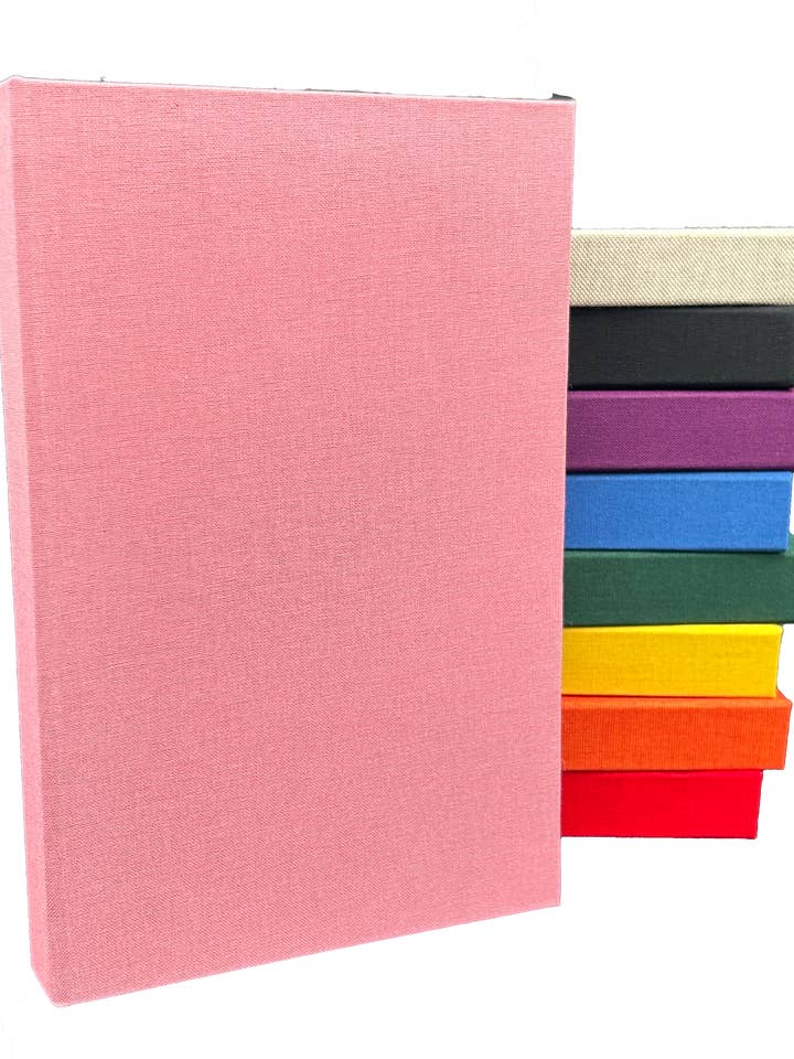 Rosa handgefertigtes Hardcover-Journal für den Großhandel von Igloo Letterpress