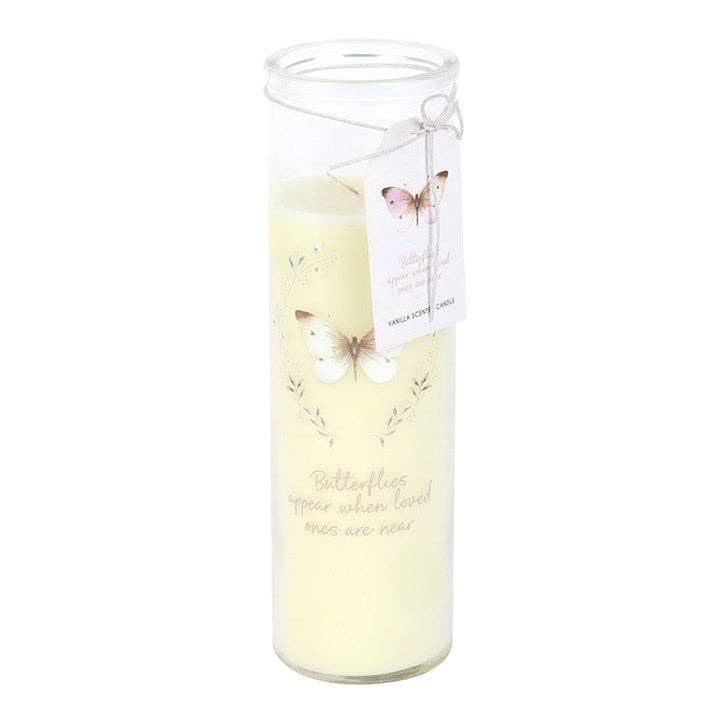 Something Different Wholesale - Wholesale Jar/filled candle - Butterflies Appear Vanilla Tube Candle1