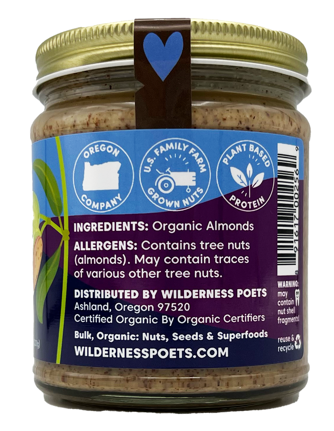 Wilderness Poets - Wholesale Nut Butter - Organic Almond Butter10
