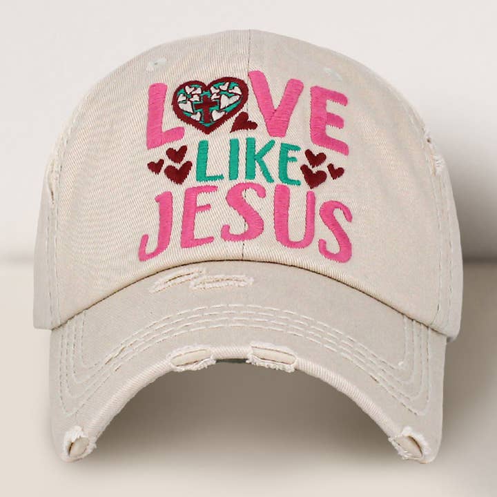 Sensibling Corp. – wholesale Baseball cap – Women's – LOVE LIKE JESUS Vintage Baseball Cap