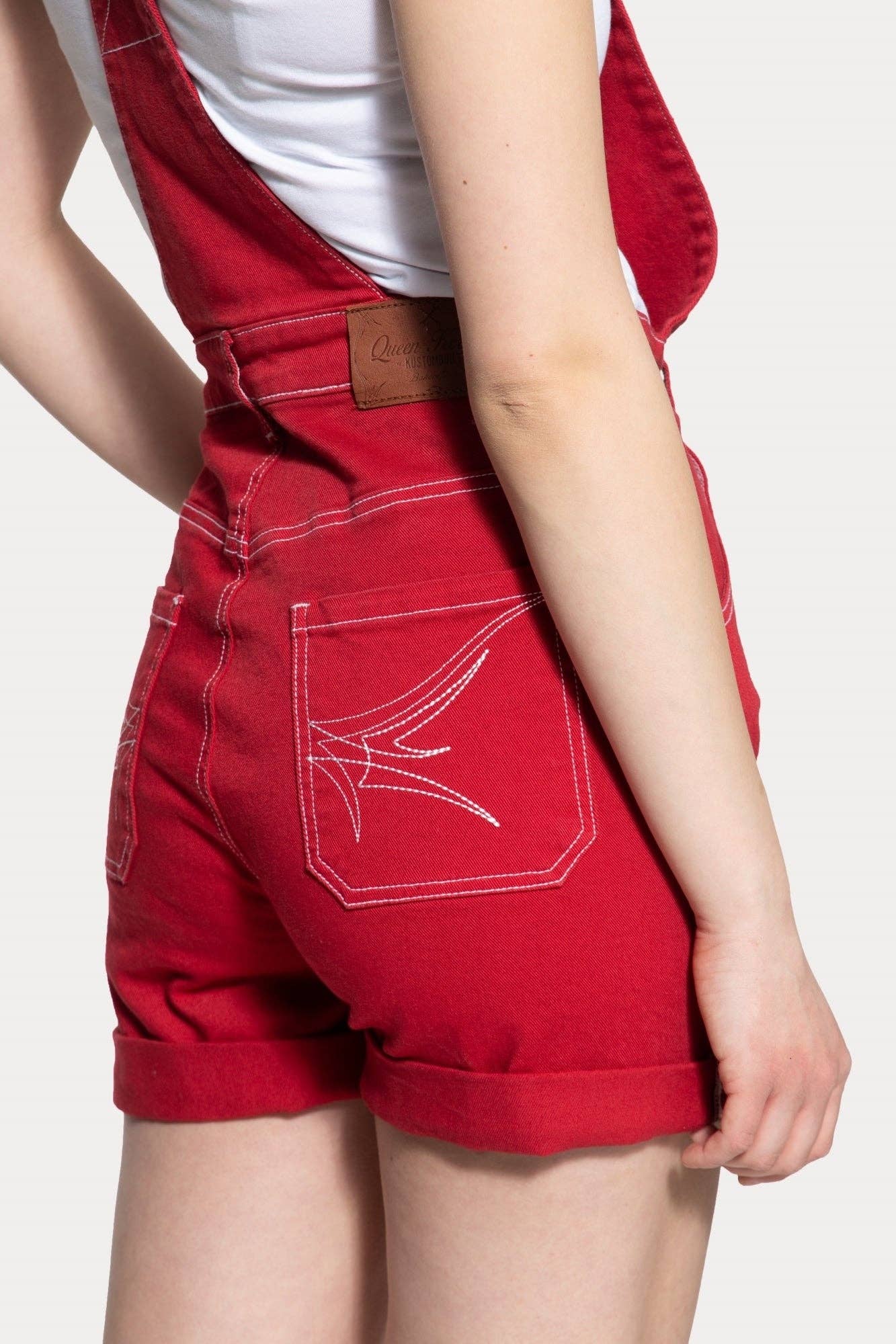 KING KEROSIN - Wholesale Shorts - Women's - Denim bib shorts2