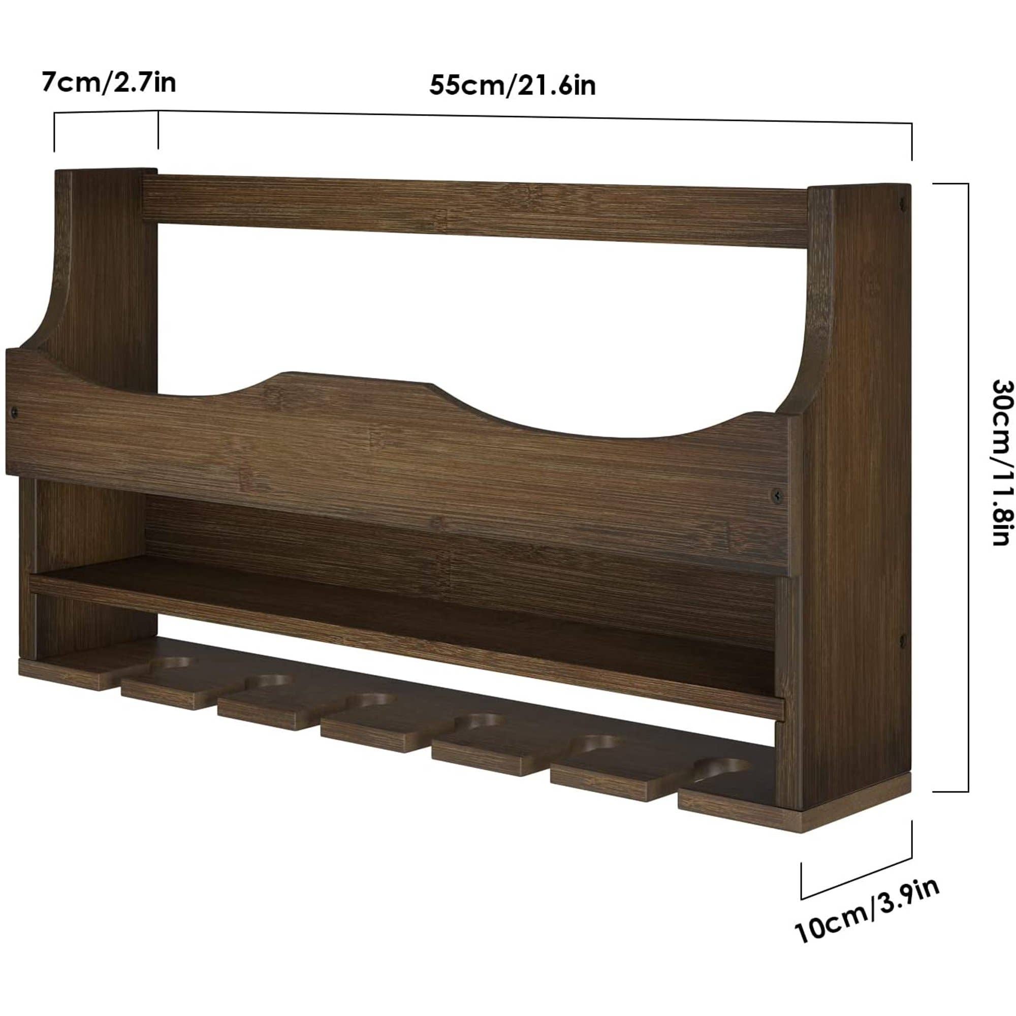 Above Edge – wholesale Wine rack – Wall Mounted Wine Rack, Rustic Wine Floating Rack with Bottl2