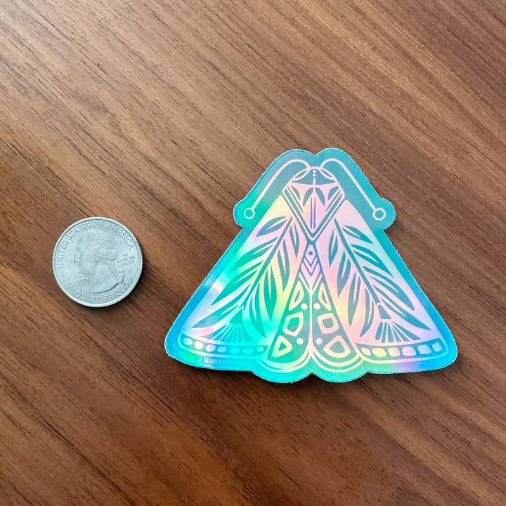 Jennifer Yung Art - Wholesale Sticker - Mystical Creatures & Insects Holographic Sticker Set4