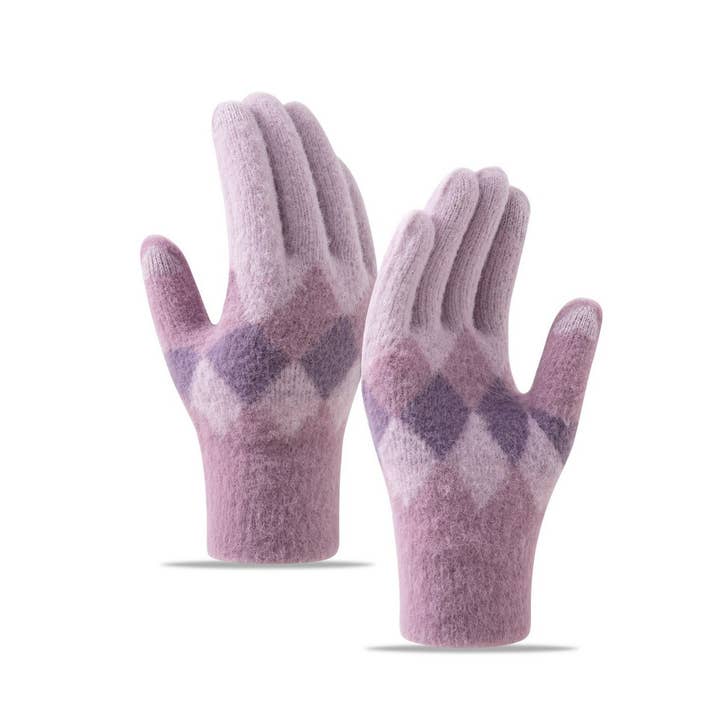 NINEXIS - Wholesale Gloves - Women's - CWAG00557_WOMEN WINTER KNIT TOUCHSCREEN GLOVES3