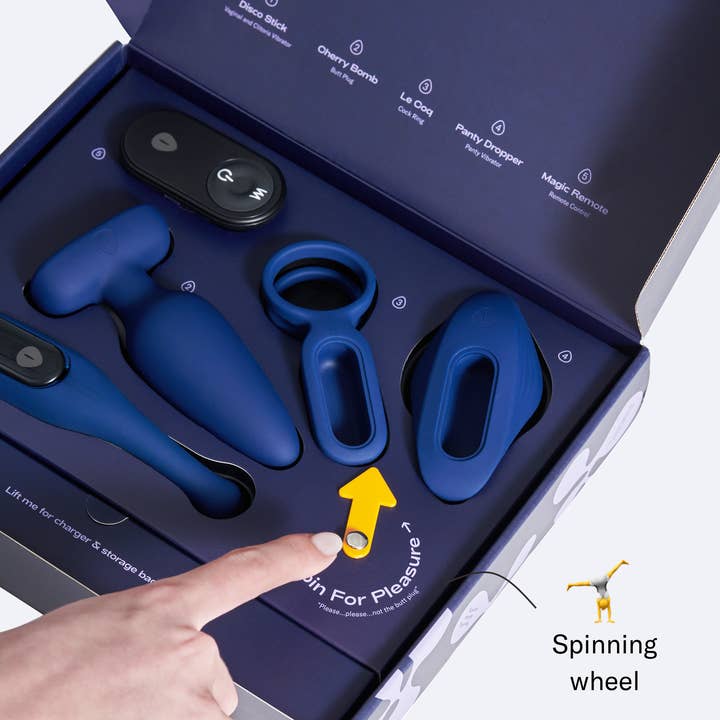 The Oh Collective - Wholesale Sex toy - The Dream Team | Couples vibrator set | Navy Blue7