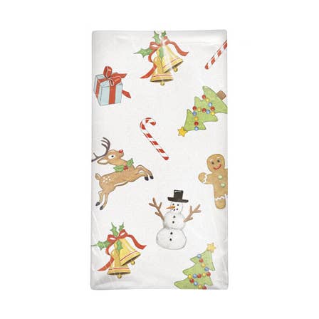 Holiday Scatter Bagged Towel for wholesale by Mary Lake-Thompson Ltd.