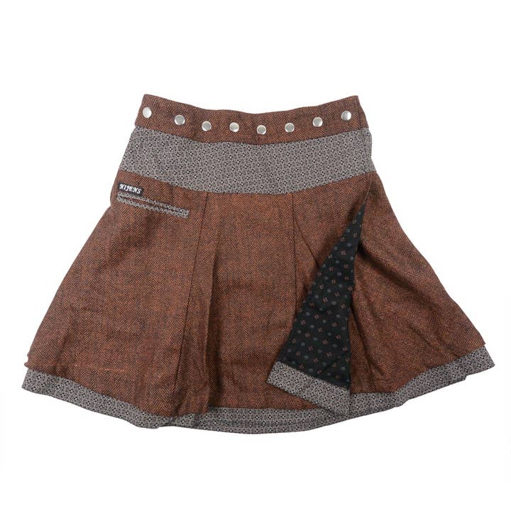 Vendbar nederdel NijensSOUFFLE Tweed Long 318 for engroshandel hos Nijens