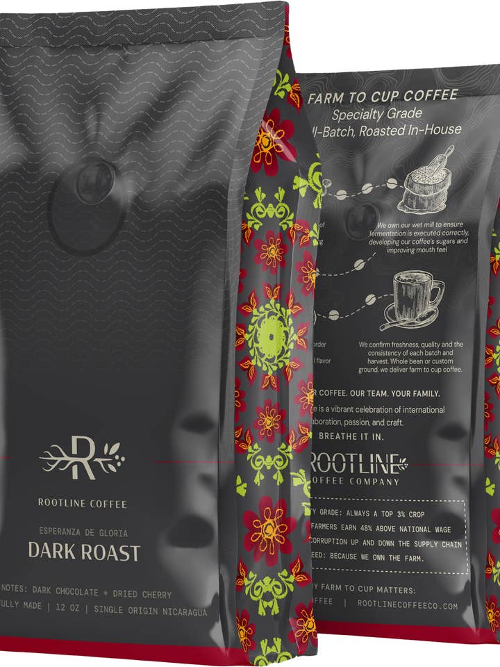 5 Pound Dark Roast Coffee for wholesale by Rootline Coffee Co.