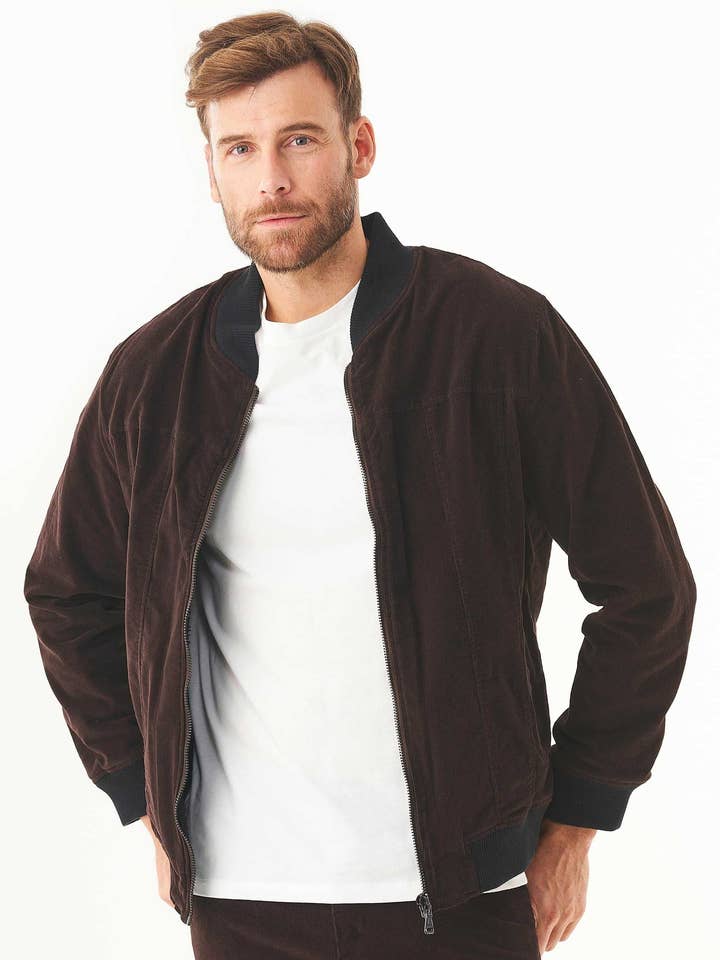 Cord Bomberjacke aus Bio-Baumwolle for wholesale by ORGANICATION