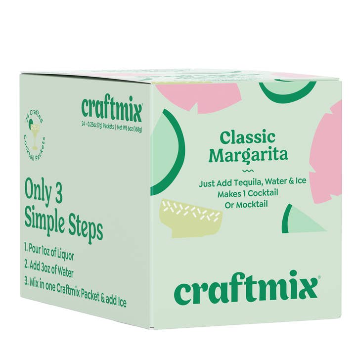 Craftmix – Mistura de coquetel/xarope por atacado – Misturador Clássico Margarita Cocktail /Mocktail - 24ct Caddy9