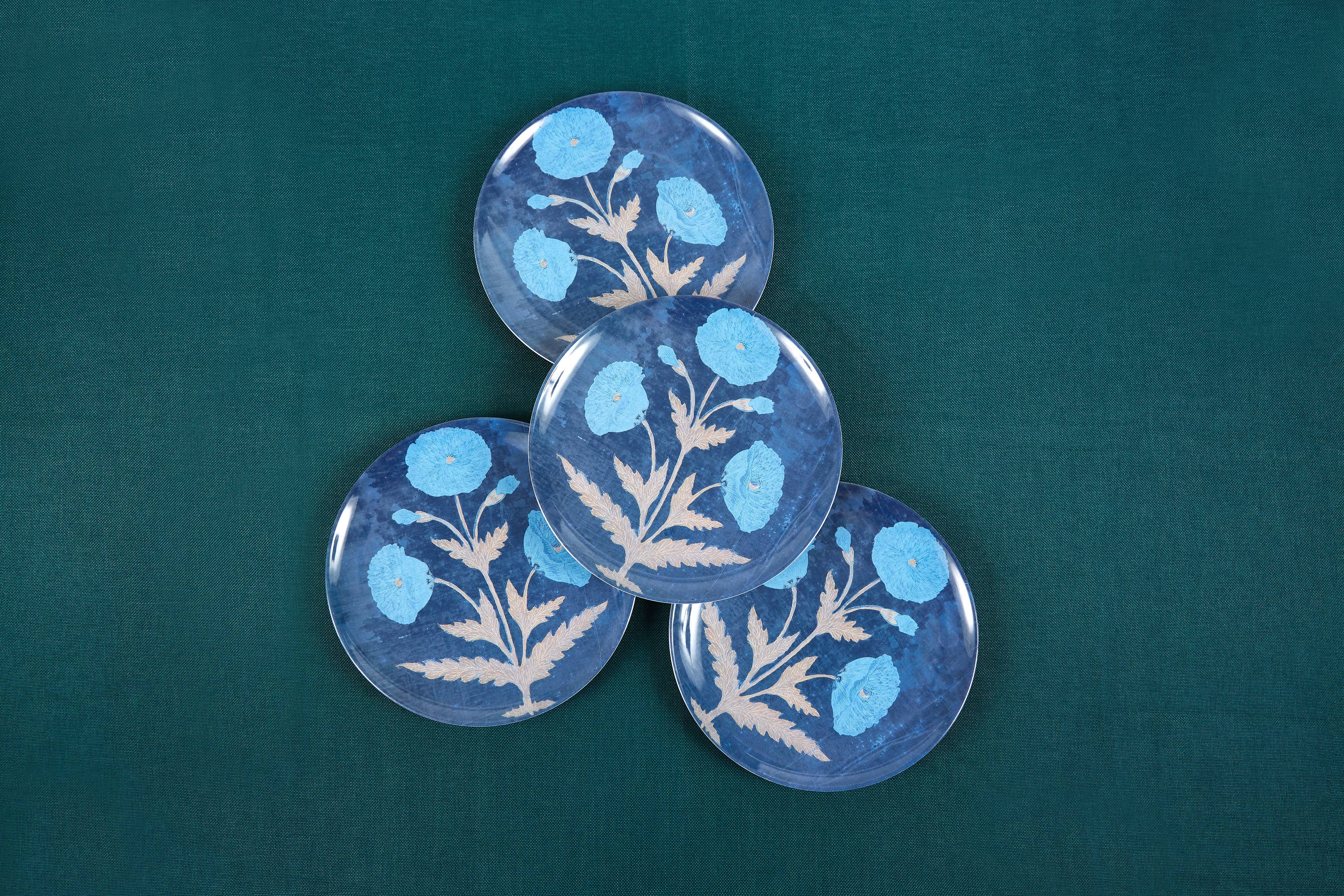 Siren Song - Wholesale Dinner Plate - Poppy Blue Dinner Plates Set of Four5