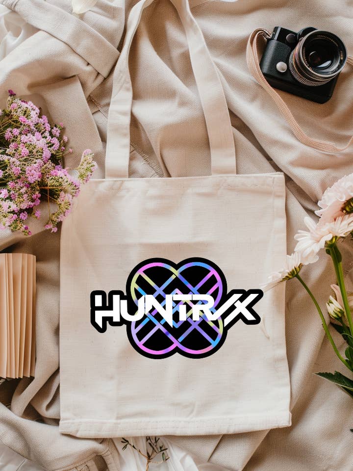 Huntrix K-Pop Inspired logo Canvas Tote Bag for wholesale by Shadows of Sunshine