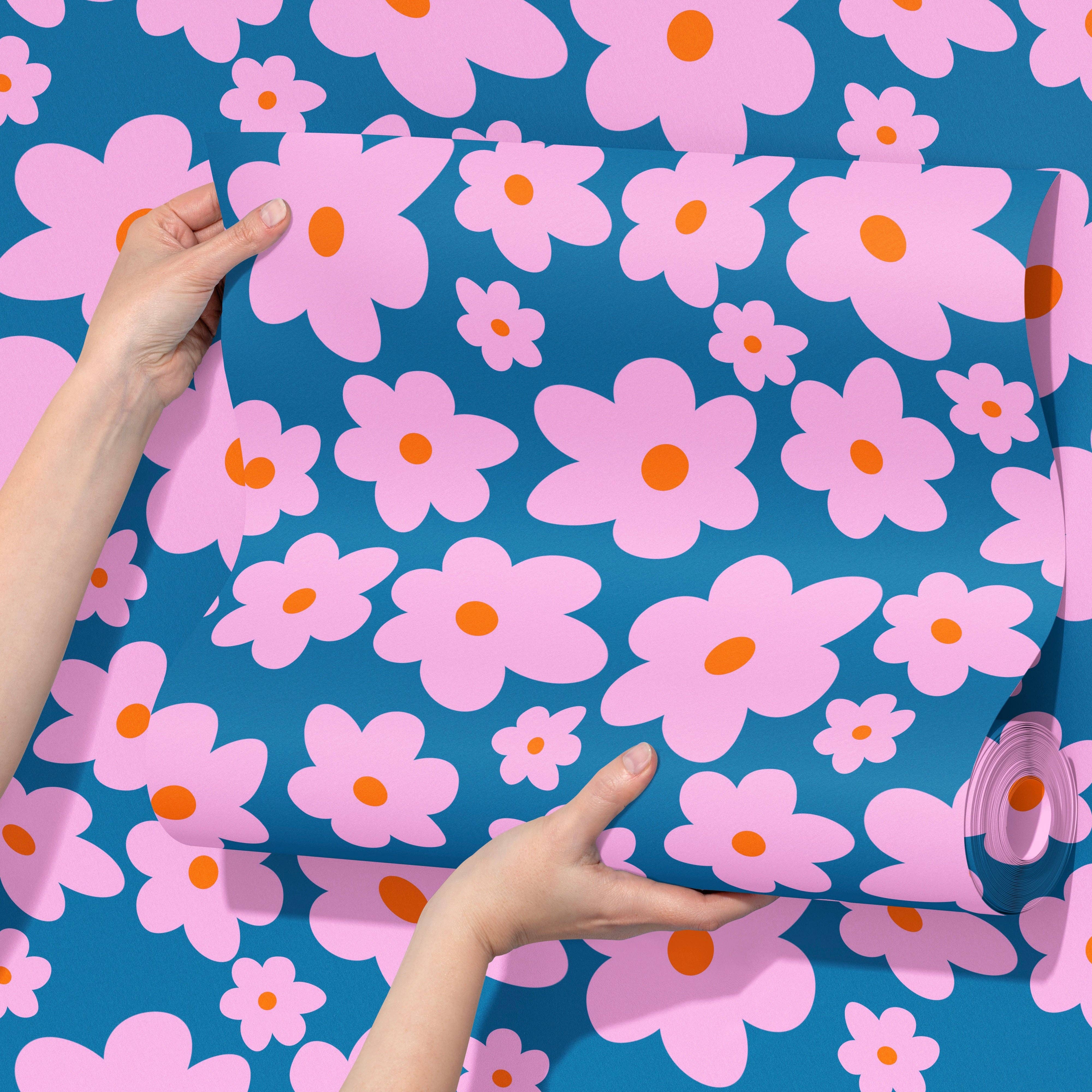 Sorbet Dreams – wholesale Wallpaper – ‘Hello Petal’ Wallpaper on Peacock1