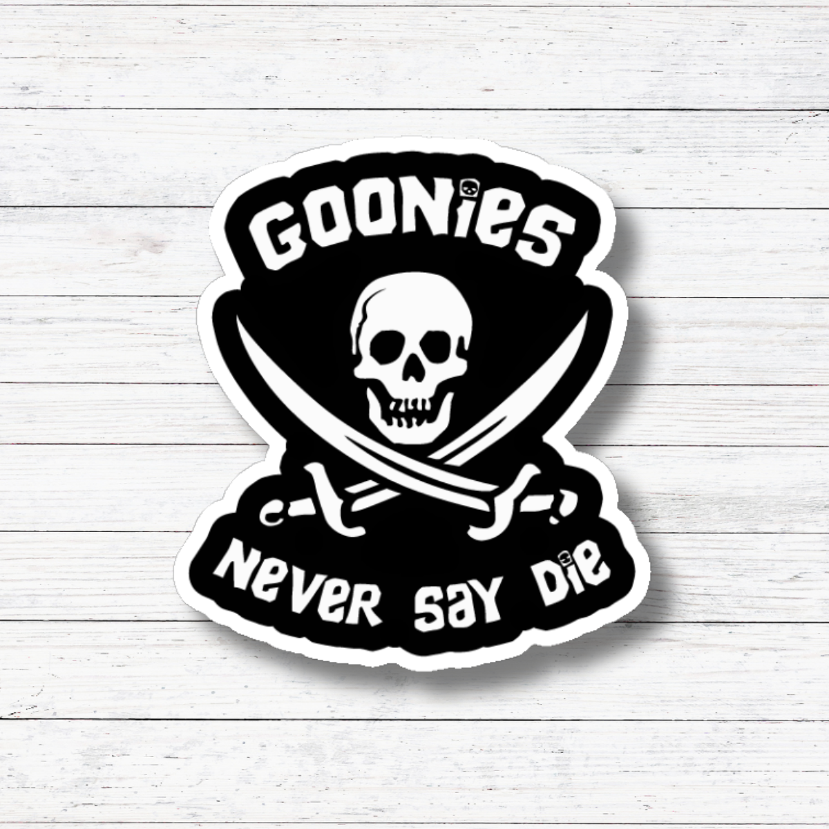 Oily Graphic Creations – wholesale Klistermärke – Never Say Die -80s filmklistermärken/magnet1