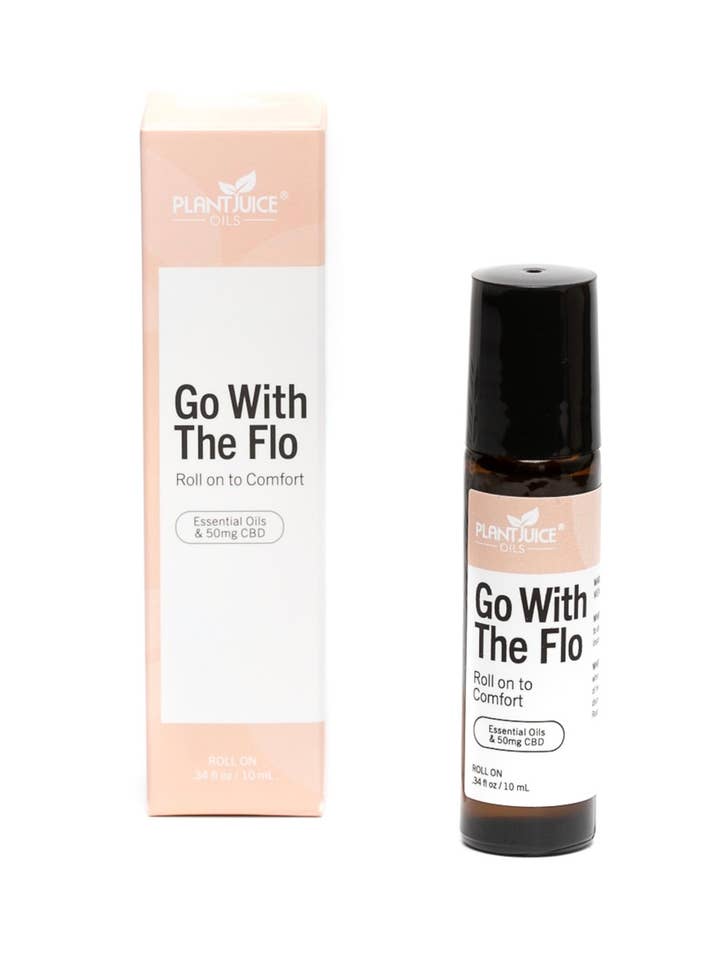 Go With The Flo Monthly Roller for wholesale by Plant Juice Oils
