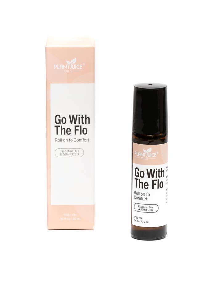 Go With The Flo Monthly Roller for wholesale by Plant Juice Oils