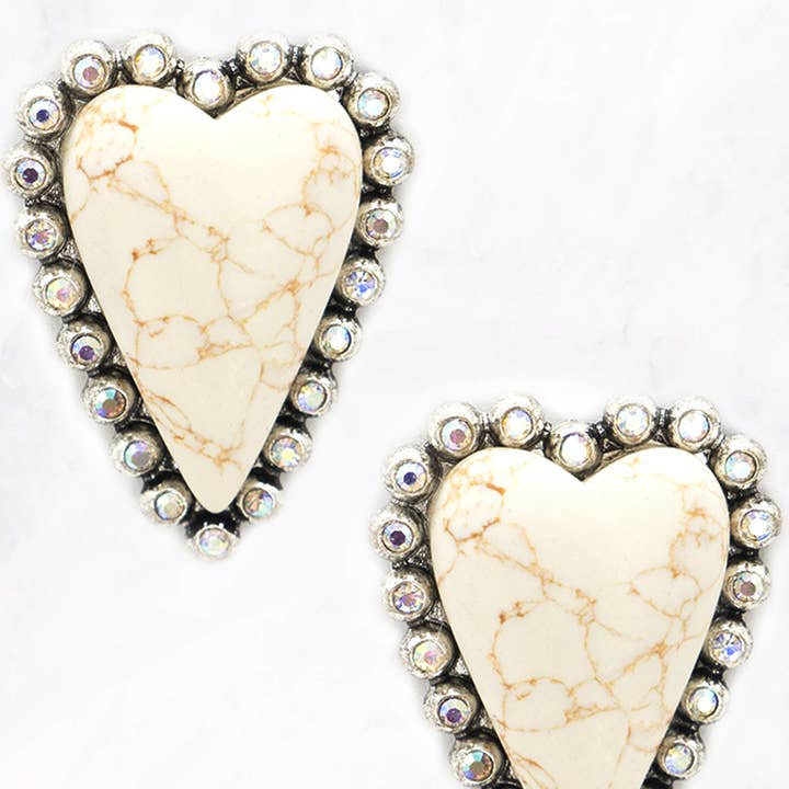 Suzie Q USA - Vendita all'ingrosso Orecchini pendenti - Orecchini a forma di cuore0