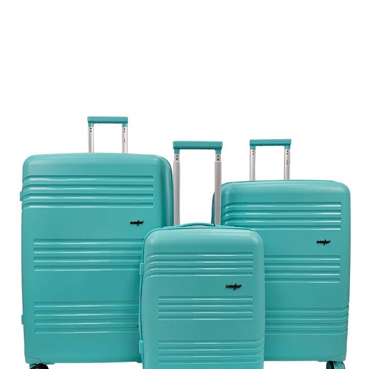 Infinity Leather (Upperclass Fashions Ltd) - Wholesale Luggage - Hard Shell 4 Wheel TSA Suitcase Luggage Set