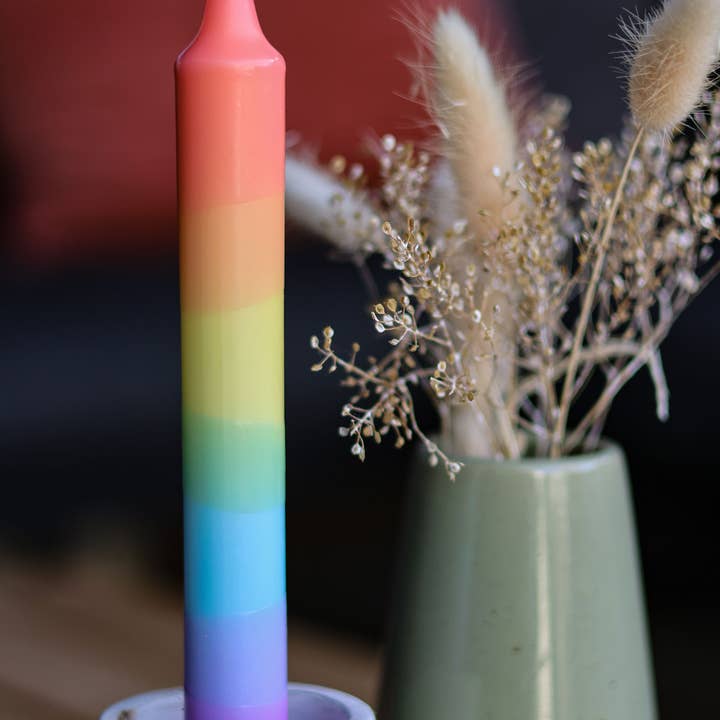 Dippy - Wholesale Tapered Candle/Candlestick - Rainbow Collection
