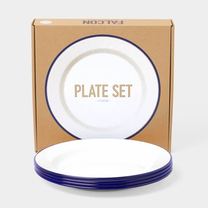 24cm Plate Set for wholesale by Falcon Enamelware