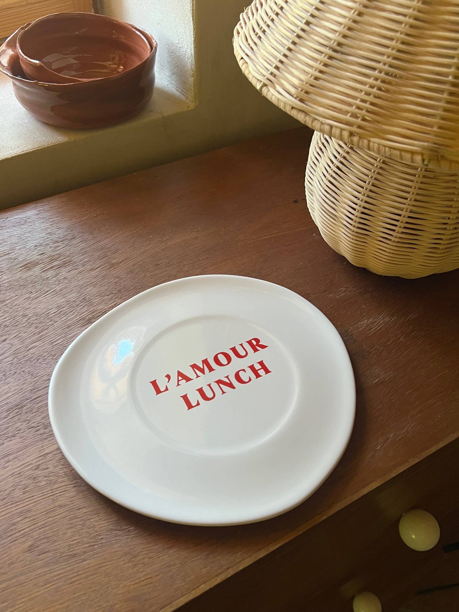 Sisi, house of style BV – wholesale Dinner plate – Sisi ceramic plate, L'amour lunch 4
