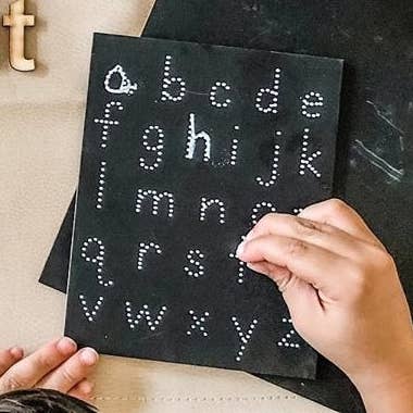 Chalk Full of Design - Vendita all'ingrosso Lavagna - Lavagna con lettere minuscole ABC formato da viaggio0