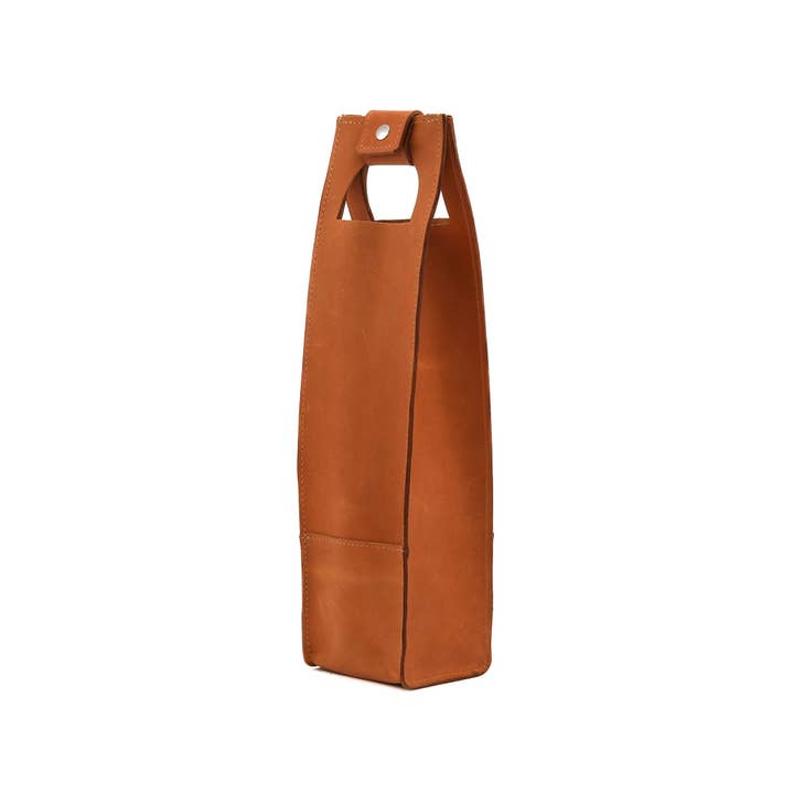 Lifetime Leather Co - Wholesale Wine Tote - Handmade American Full Grain Leather Wine Tote3