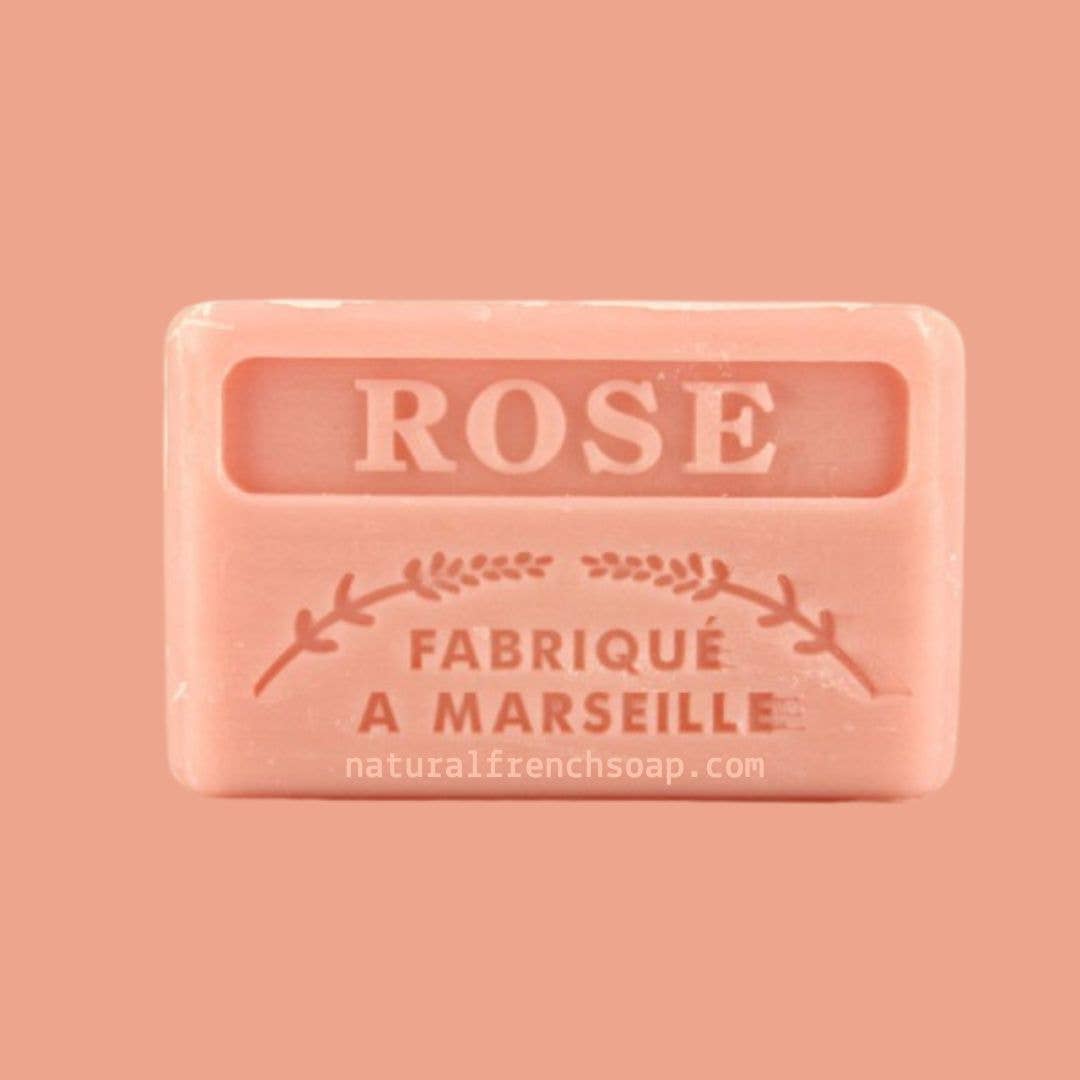 French Soap Wholesale - Wholesale Bar Soap - 125g Rose Wholesale French Soap