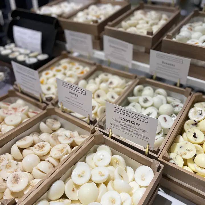 Amber Hue Candles – wholesale Wax melt – Top up - Pick & Mix your own botanical wax melts 13