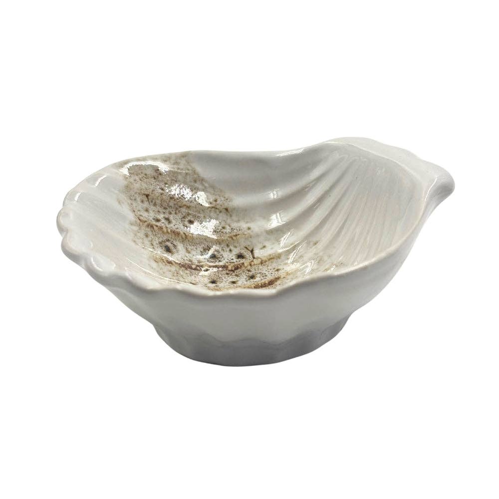 Earths Elements Wholesale - Wholesale Jewelry Dish - Ceramic Clam Shell Trinket Dish - Assorted3