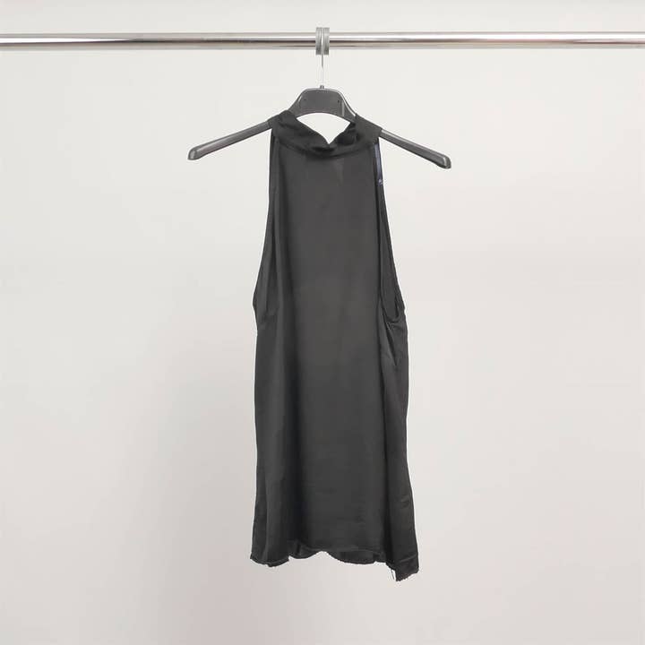 Cecile Wang - Wholesale Blouse - Women's - Sleeveless high-neck top in viscose TDM18809-34