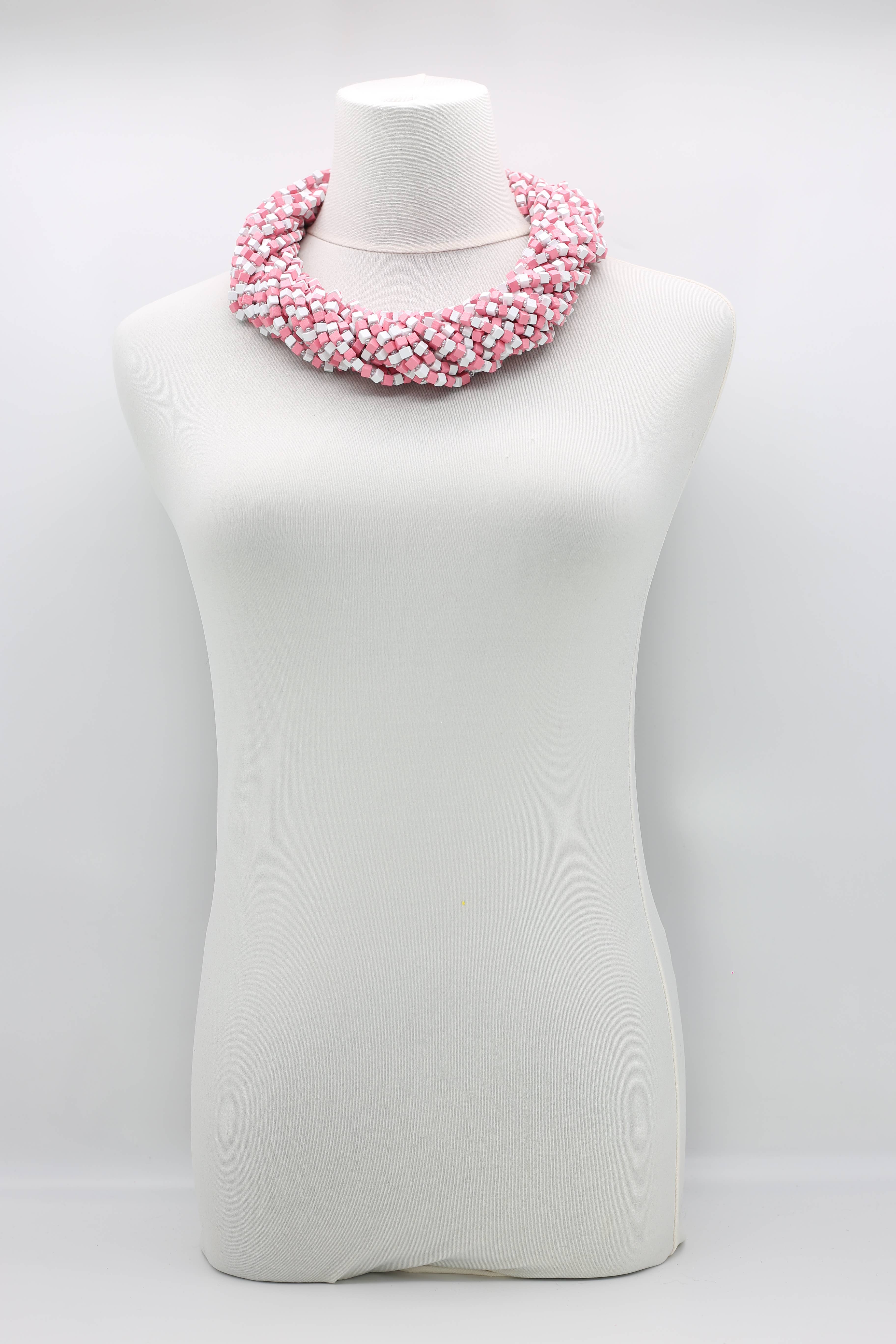 Jianhui London – Engroshandel Perlehalskæde – Den næste Pashmina halskæde Træperler - Mosaic Art98